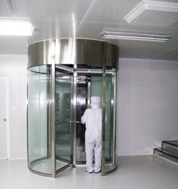 旋转门风淋室