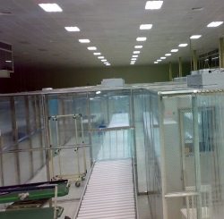 万级防静电帘洁净无尘棚